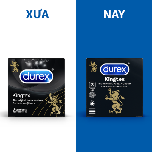 Bao cao su durex kingtex