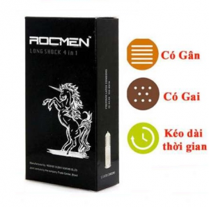 Bao Cao Su Rocmen Cá Ngựa Đen - Hộp 12 Cái