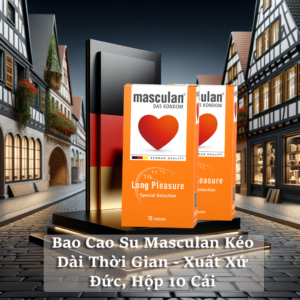 bao cao su masculan kéo dài thời gian hộp 10 cái