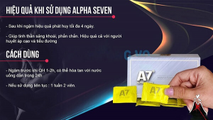 Kẹo A7 hay còn gọi Kẹo ngậm A7 Alpha Seven