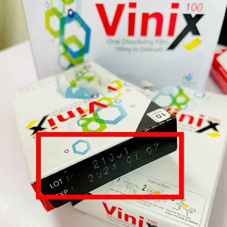 Tem Ngậm Vinix Hàn Quốc Hộp 10 Tem