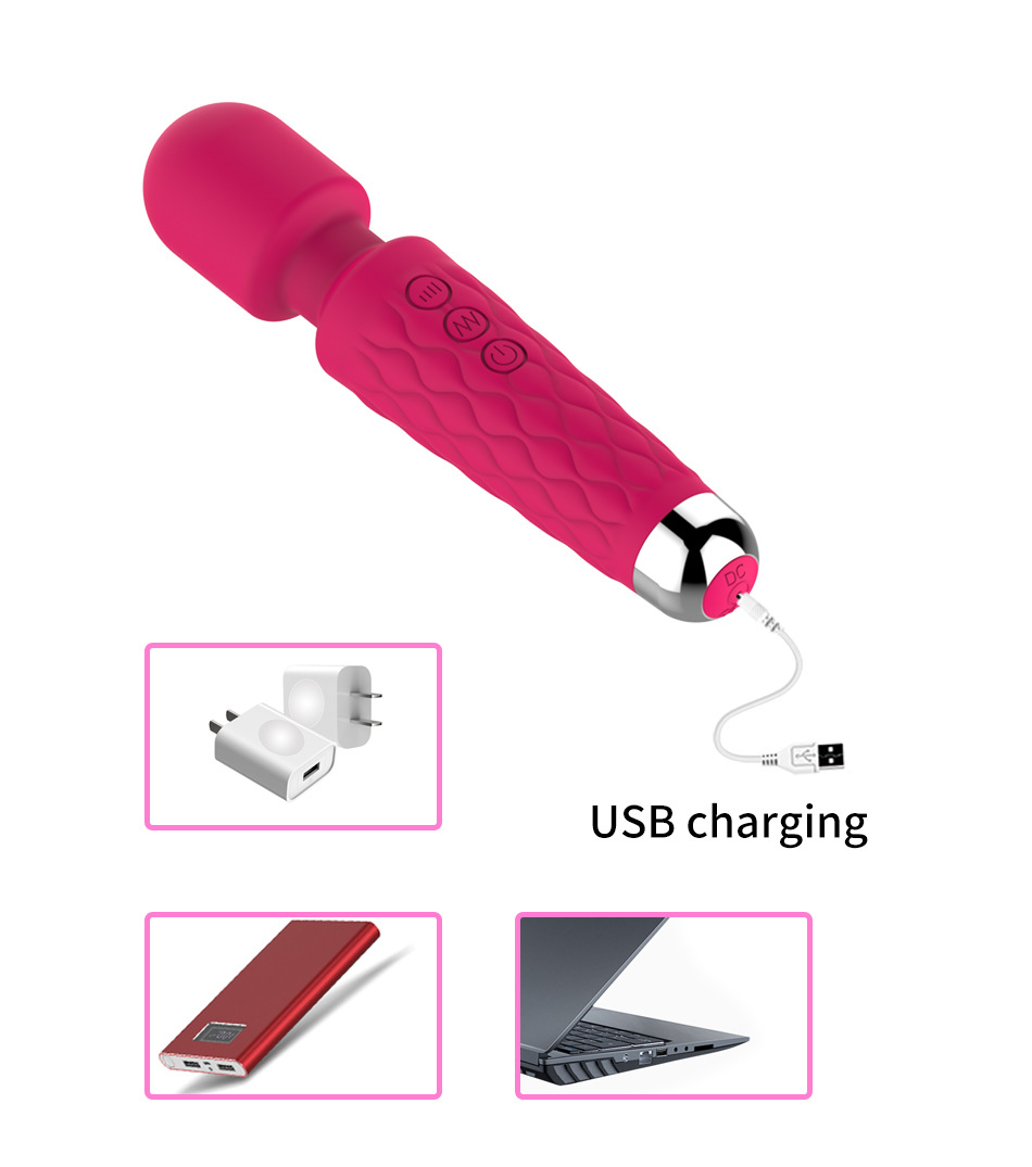 Cây Massage Rung Vibrator 20 Chế Độ Rung Mạnh