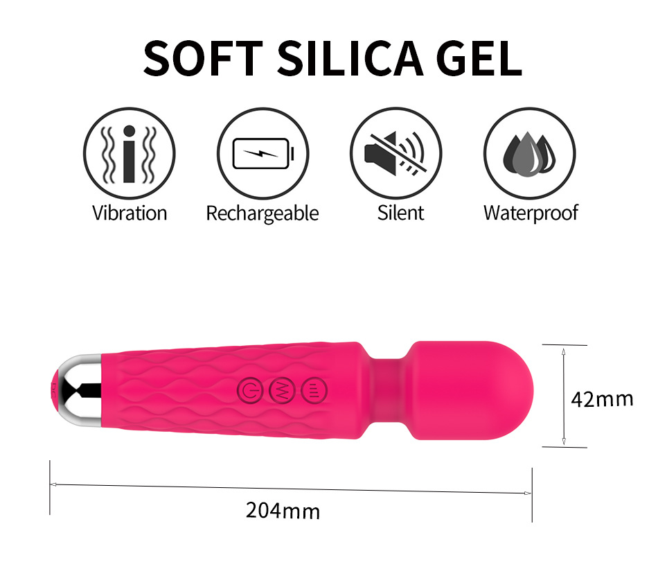 Cây Massage Rung Vibrator 20 Chế Độ Rung Mạnh