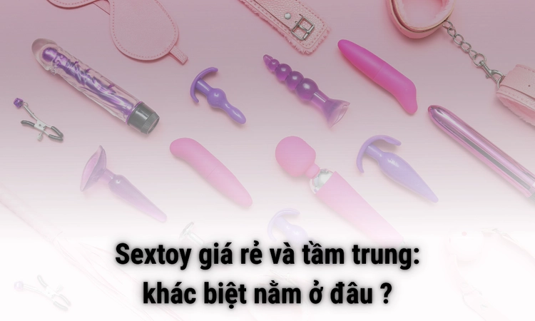 Sextoy giá rẻ và tầm trung: khác biệt nằm ở đâu ? Sextoy giá rẻ và tầm trung: khác biệt nằm ở đâu ?